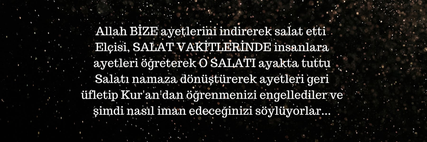 allah bize salat etti kapak fotoğrafı