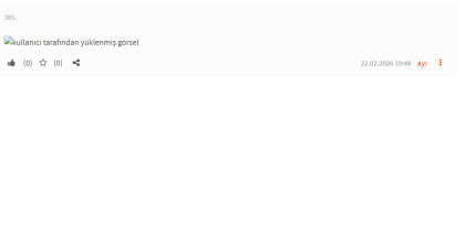 kullanıcı tarafından yüklenmiş görsel